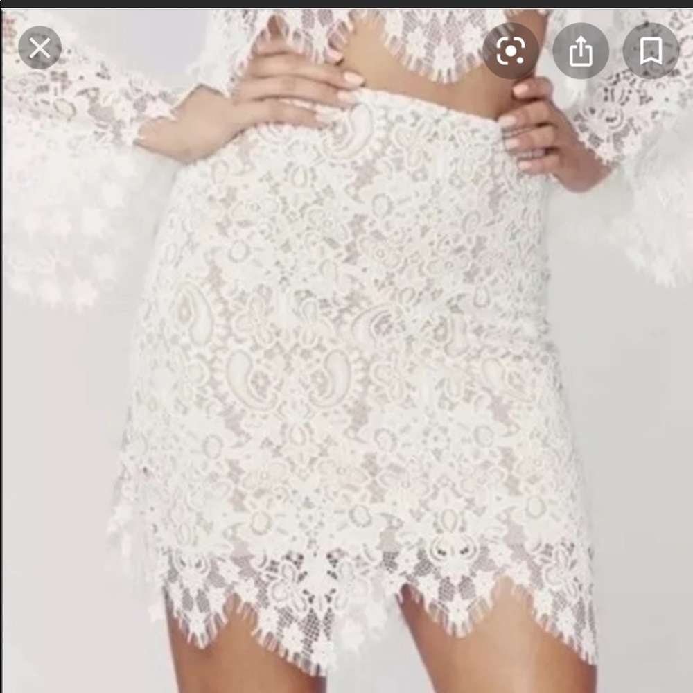 For love and lemons white skirt!